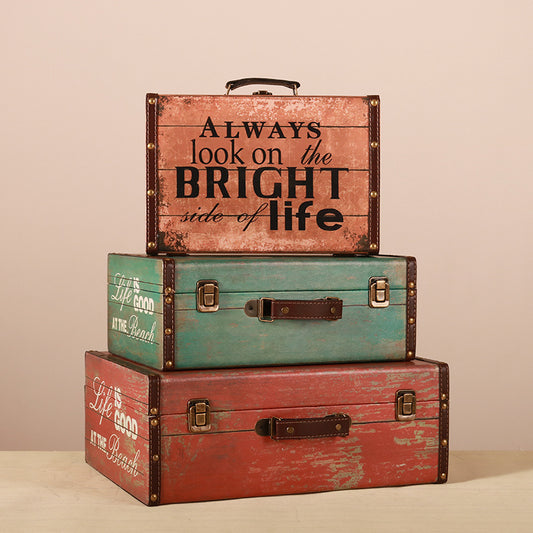 #01004Printed Classical Wooden Storage Box