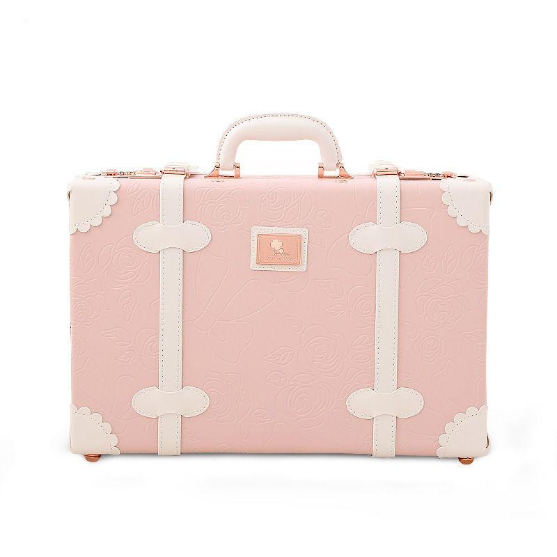 #01007 Cute Leather&Wooden Suit Case, 5 Color Options