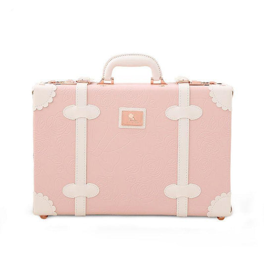 #01007  Cute Leather&Wooden Suit Case,  5 Color Options