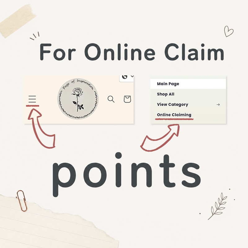 Online Claiming Points