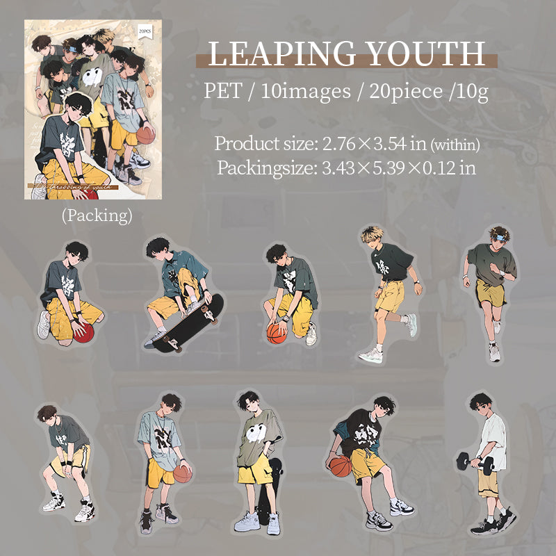 #02605 Teenager Boy Series Sticker