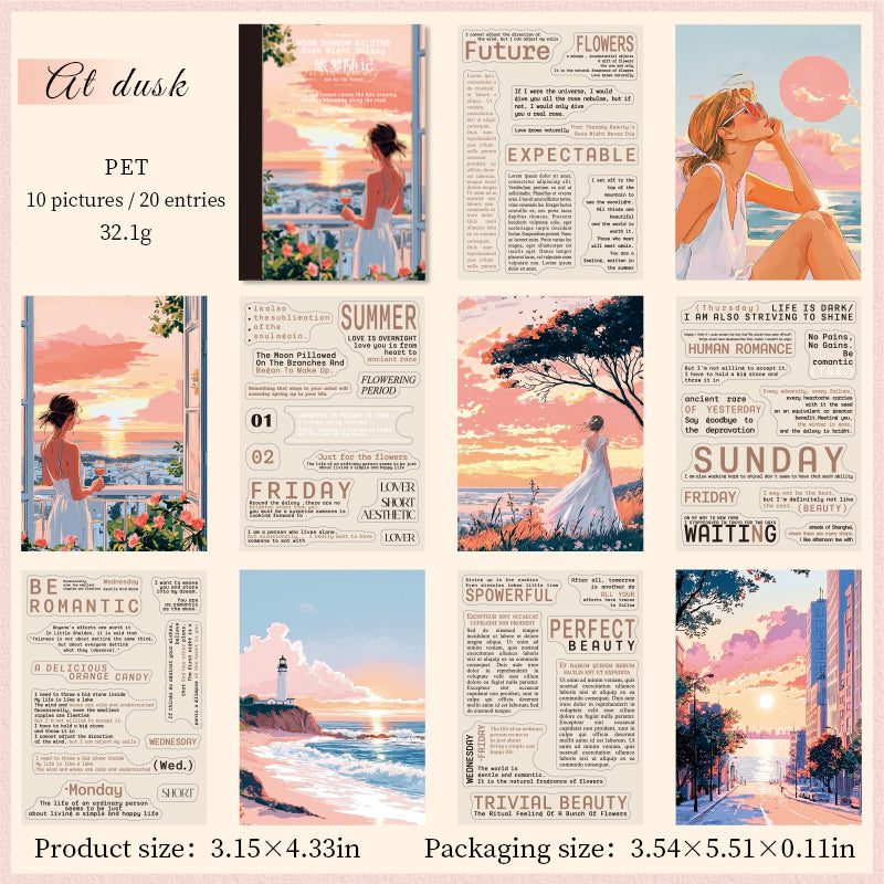 #02381 Dreamy Jounery Series Sticker