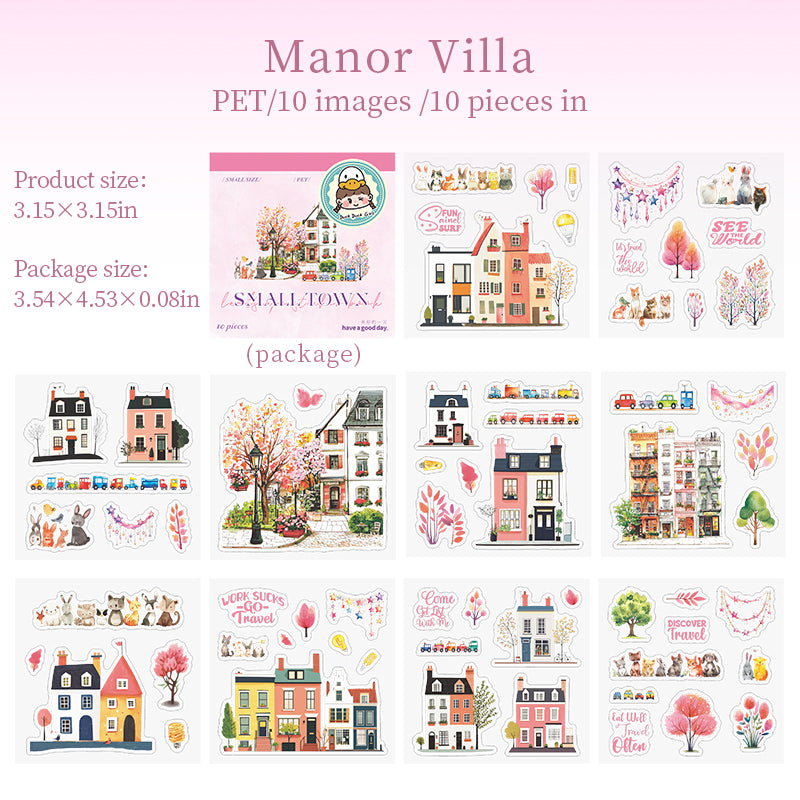 #02617 Village Town Series Sticker