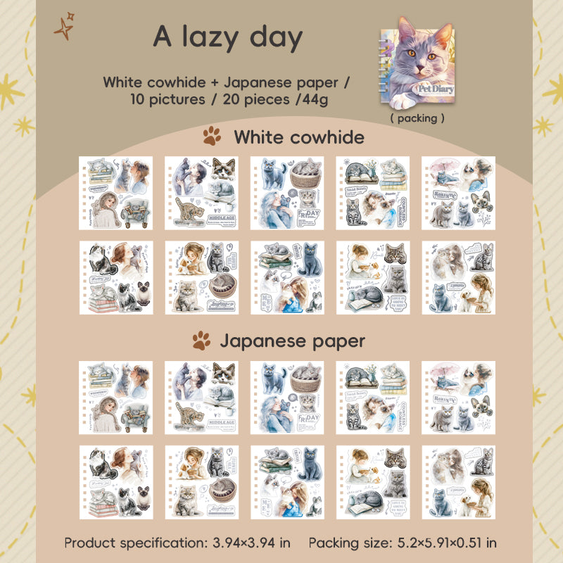 #02855 Pet Diary Series Sticker Book