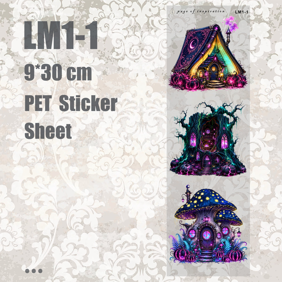 #LM1-1 M PET Sticker Loop