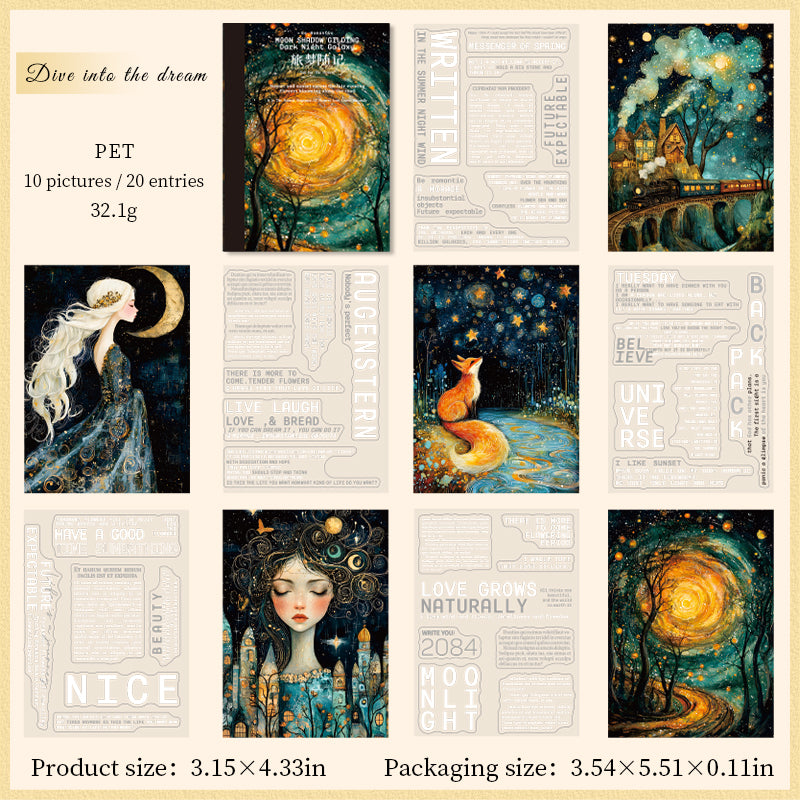 #02381 Dreamy Jounery Series Sticker