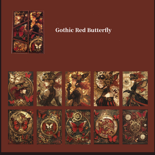 #02001 Steam Butterfly Material Paper