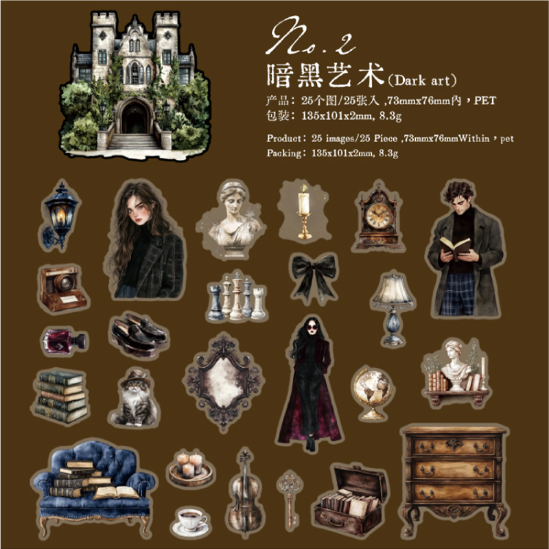 #02006 Black World Sticker