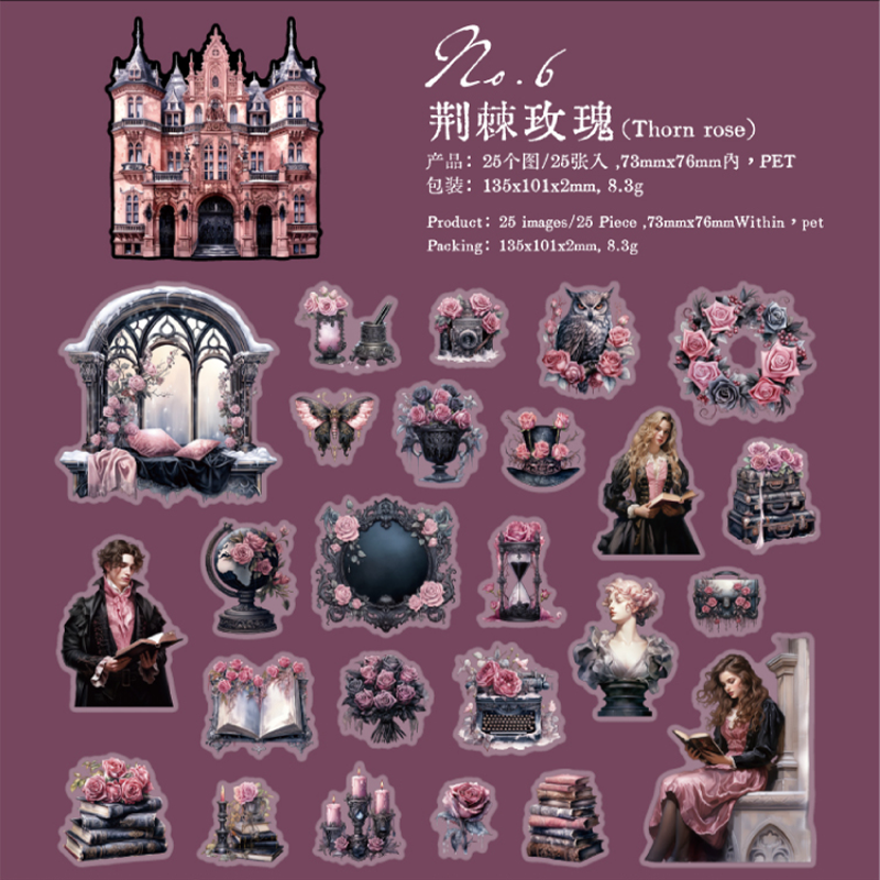 #02006 Black World Sticker