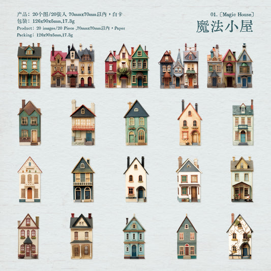 #02115 Classical Retro Collection Series Sticker