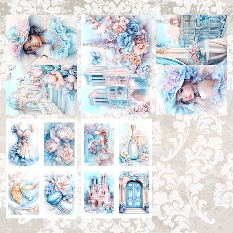 #5A104 POI Print A5 Cardstock Paper Set 10 Pcs