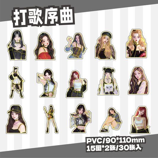 #02636 Idol Girl Series Sticker