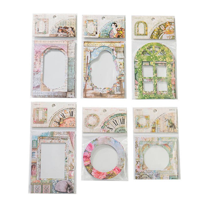 #02567 Flower Frame Series Sticker