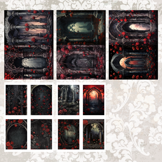 #5A118 POI Print A5 Cardstock Paper Set 10 Pcs
