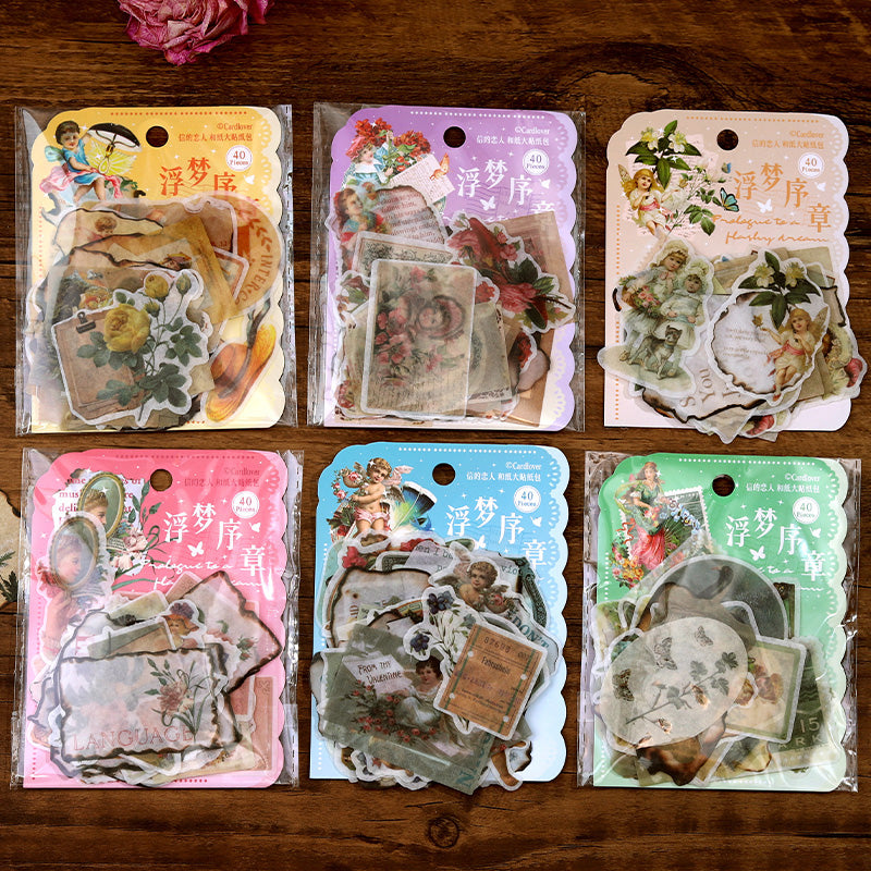 #02532 Vintage Lover Series Sticker