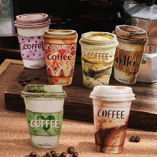 #02618 Color of Coffee Series Sticker
