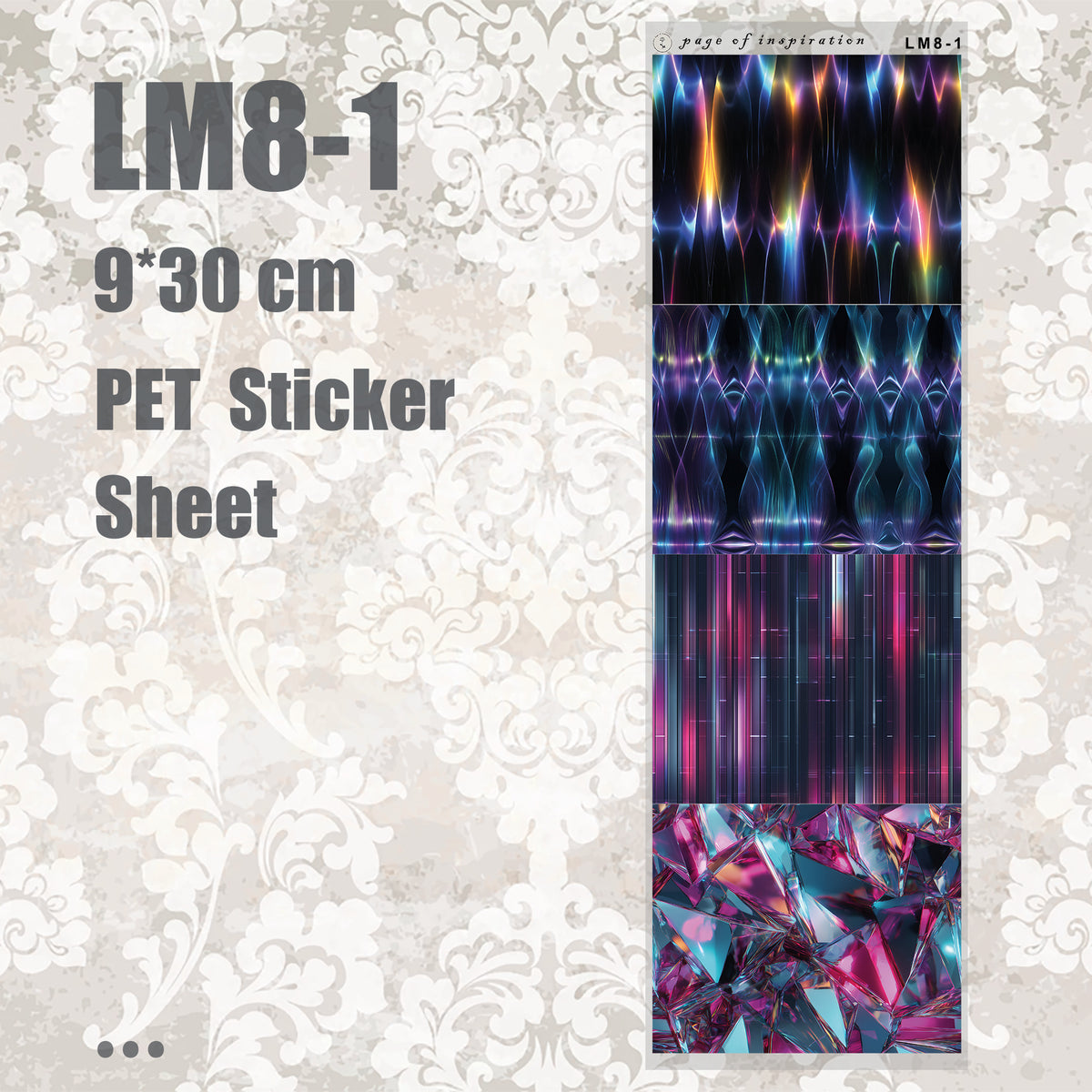#LM8-1 M PET Sticker Loop