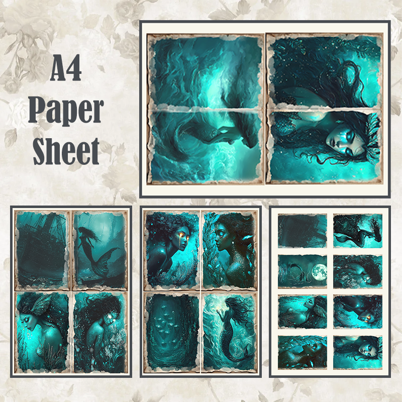 #13 POI Print A4 Cardstock Paper Set 5 Pcs