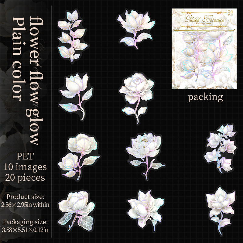 #02856 Shiny Flower Series Sticker