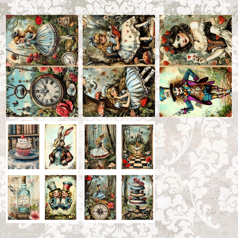 #5A160 POI Print A5 Cardstock Paper Set 10 Pcs