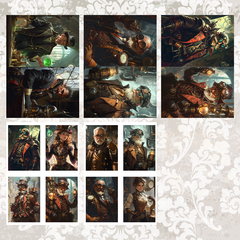 #16 POI Print A5 Cardstock Paper Set 10 Pcs