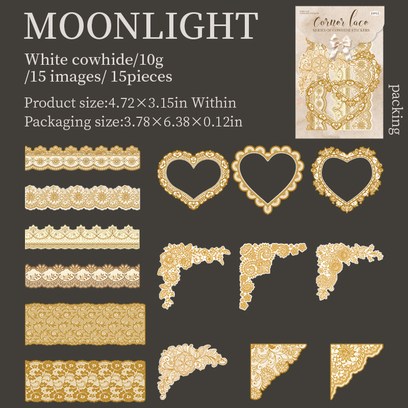 #02471 Lace Frame Series Sticker