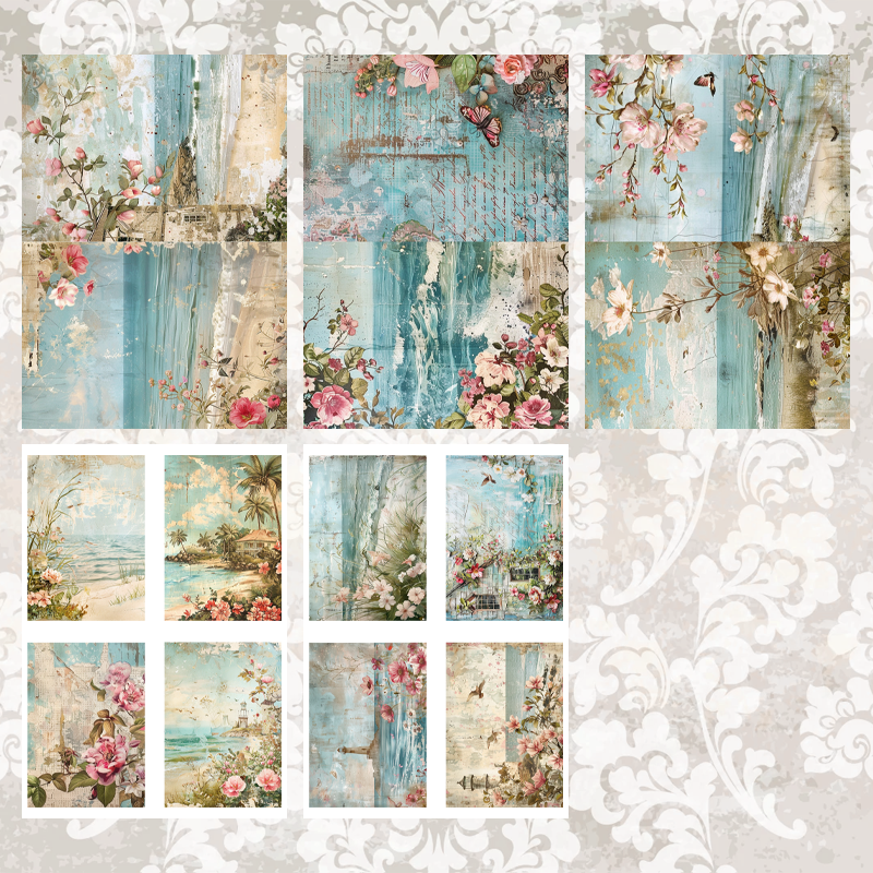 #5A176 POI Print A5 Cardstock Paper Set 10 Pcs