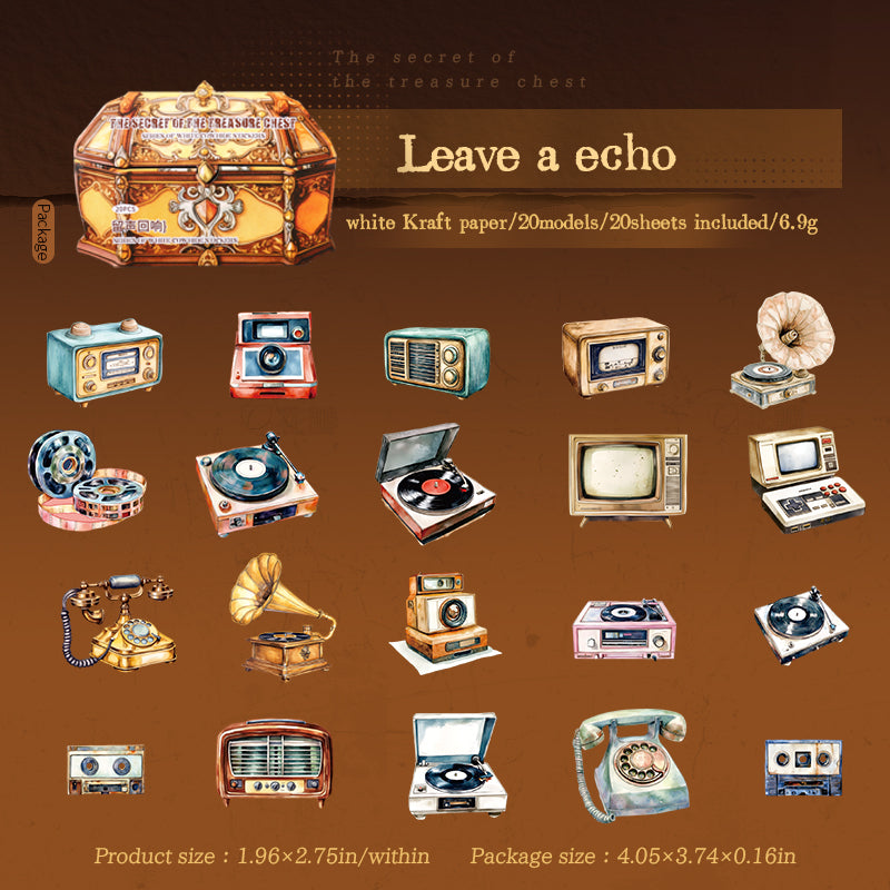 #02168 Retro Goodie Chest Series Sticker