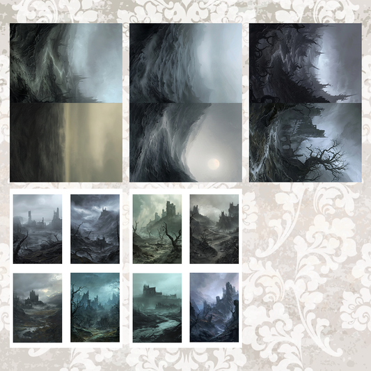 #5A19 POI Print A5 Cardstock Paper Set 10 Pcs