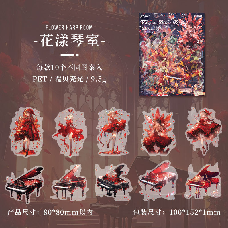 #02291 Western Girl Series Sticker