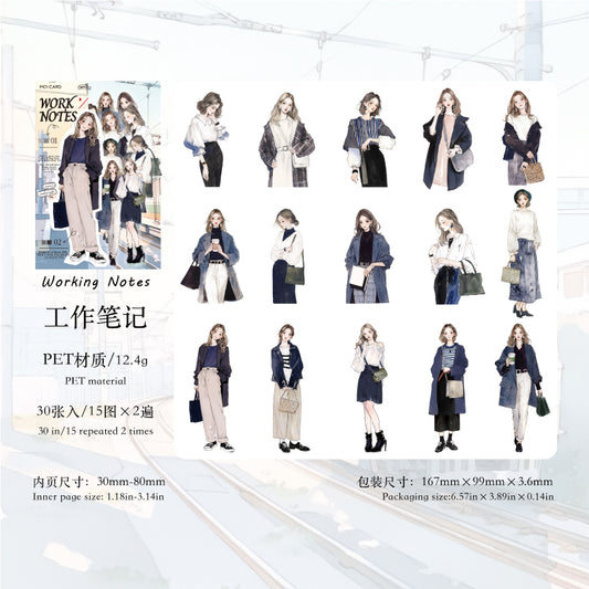 #02609 Pretty Girl Series Sticker