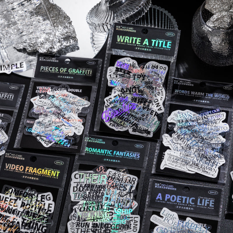 #02407 Write a Title Series Sticker