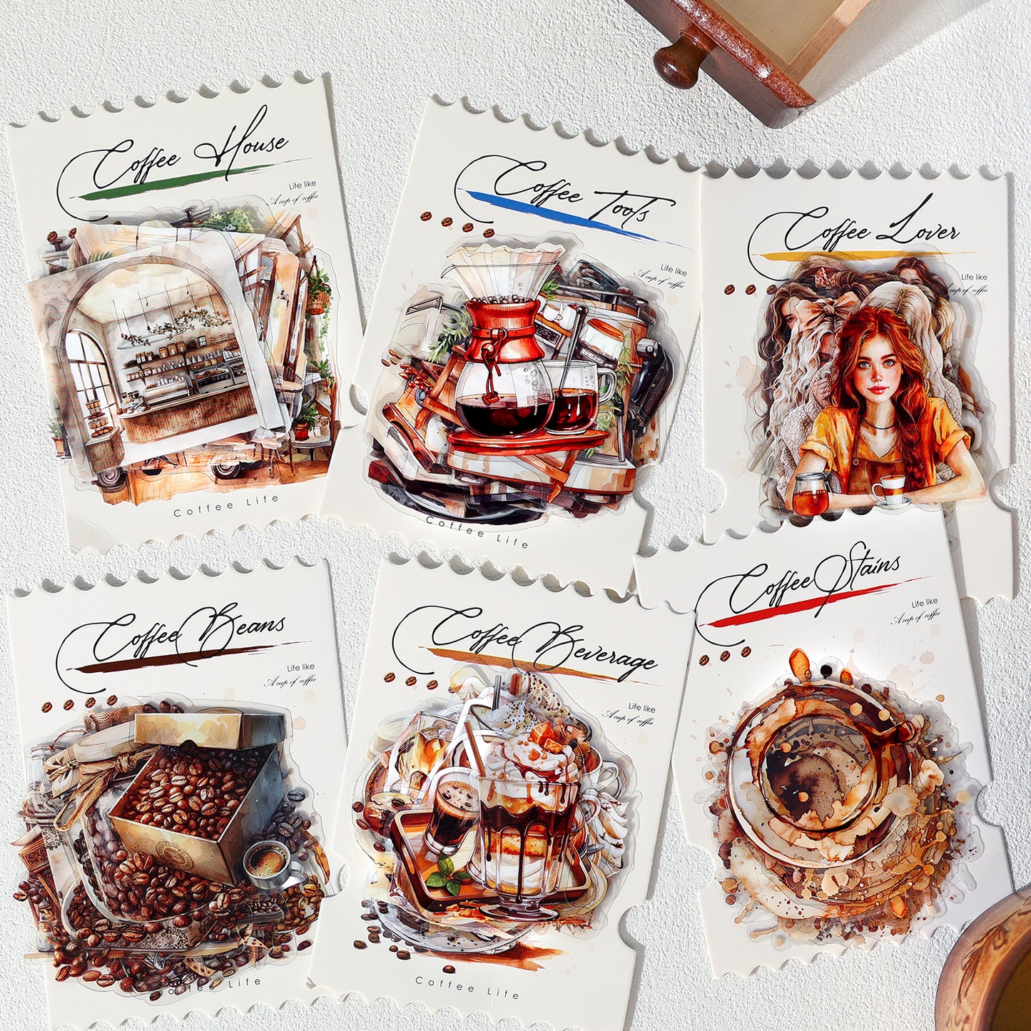 #02464 Coffe Series Sticker