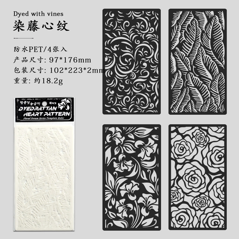#05011 Flower and Plant Stencil