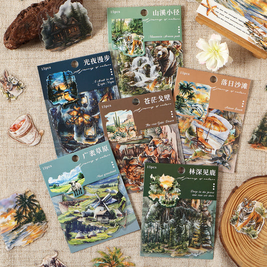 #02688 Jounery of the Nature Series Sticker
