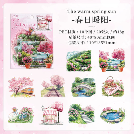 #02715 Four Season Scenery Series Sticker