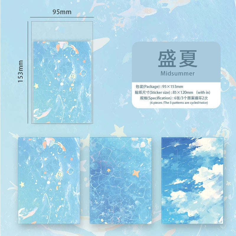 #02827 Healing Time Series Sticker