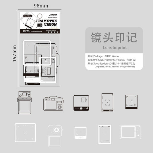 H1#02021 Frame Museum Series Sticker