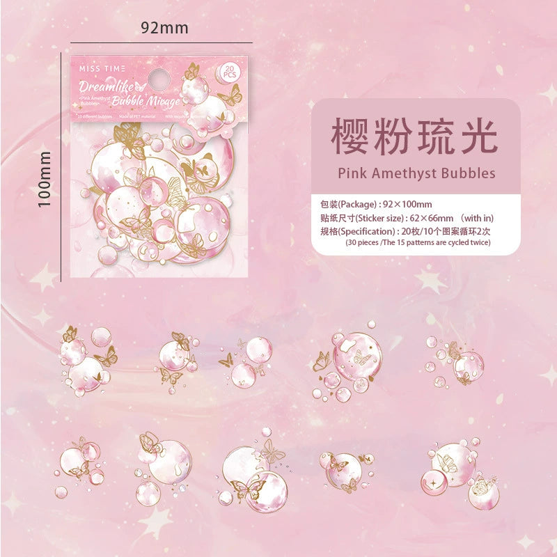 #02803 Fanstay Bubble Series Sticker