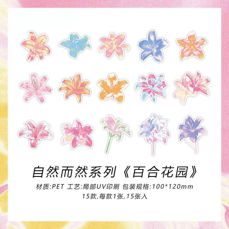 #02800 Spring Nature stuffs Series Sticker