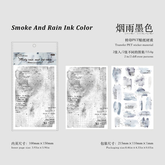 #02105 Mottle Ink Series Transfer Sticker