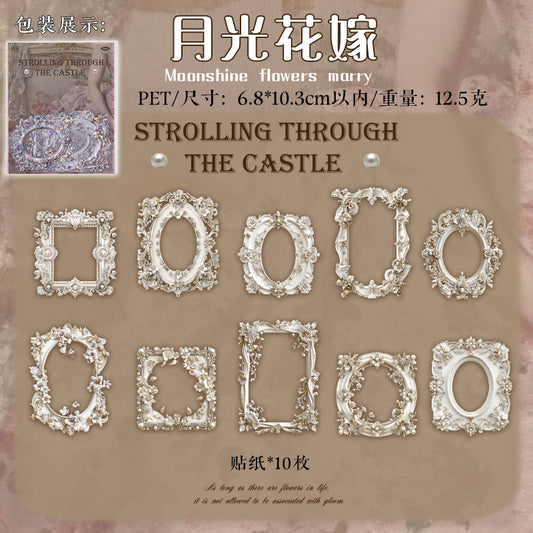 #02640 Vintagel Castle Frame Series Sticker