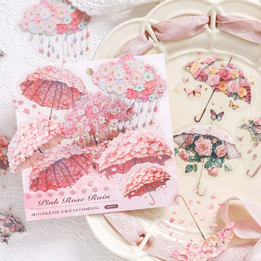 #02685 Flower Umberlla Series Sticker