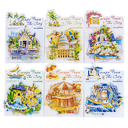 #02136 Escape from the City Series Sticker