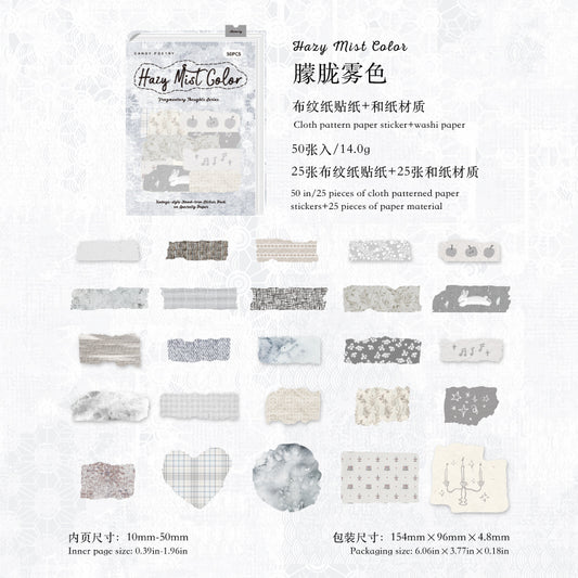 #02410 Cloth Piesces Series Sticker