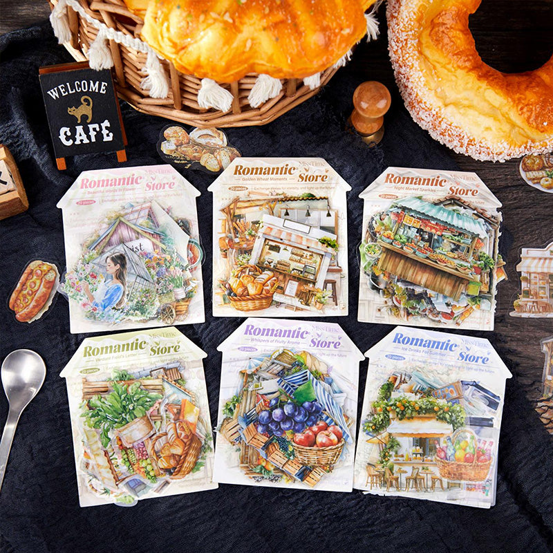 #02078 Romantic Shop Series Sticker
