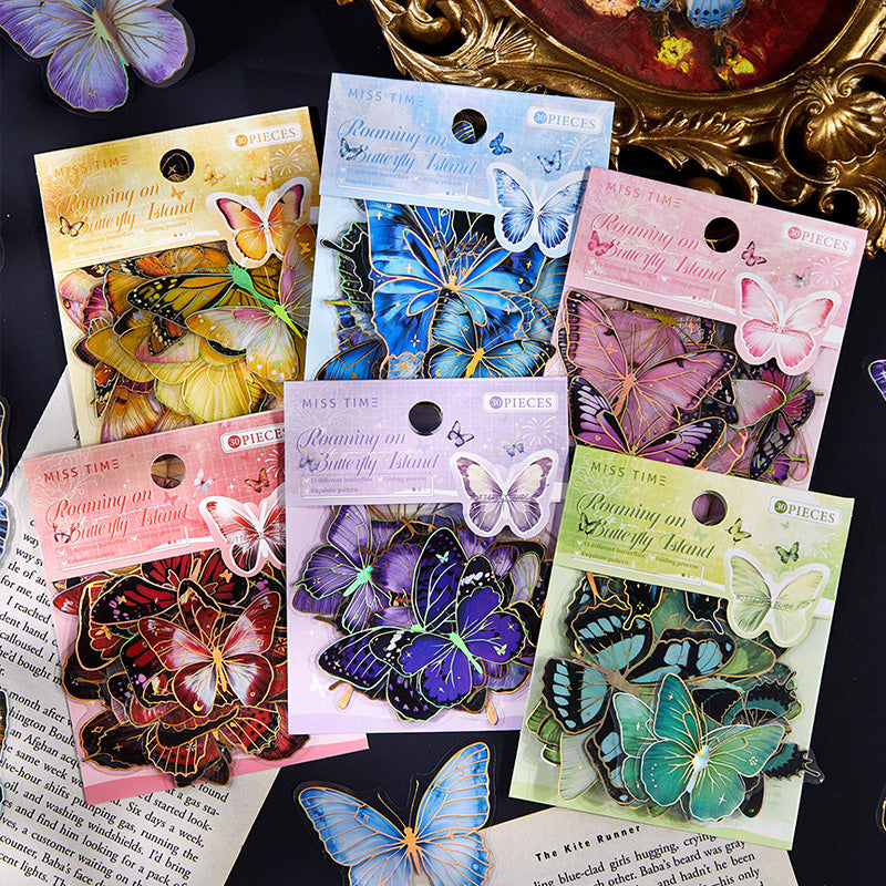 #02696 Beautiful Butterfly Series Sticker