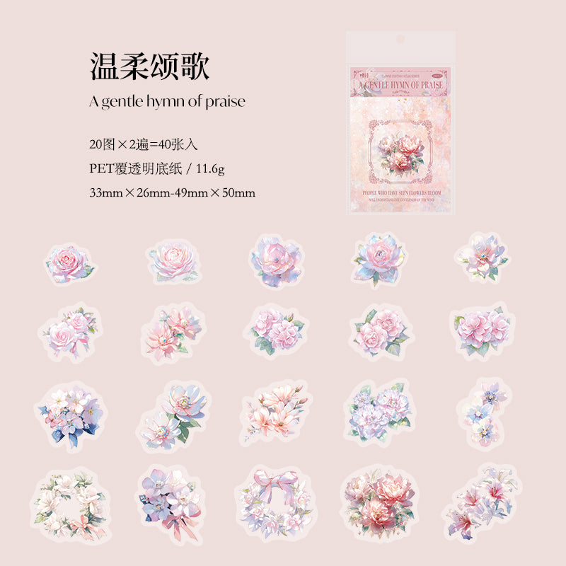 #02585 Fantasy Flower Series Sticker
