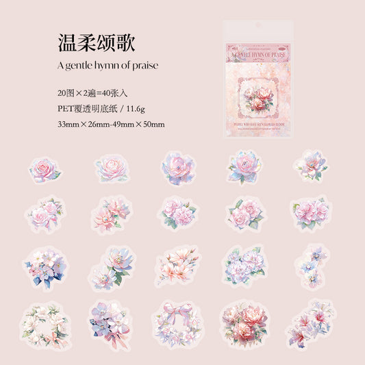 #02585 Fantasy Flower Series Sticker