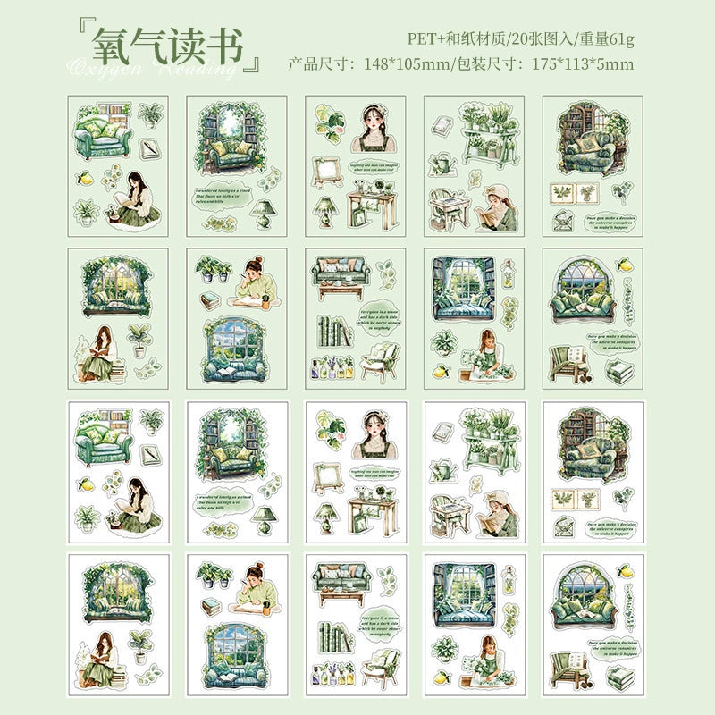 #02744 Relaxing Time Series Sticker